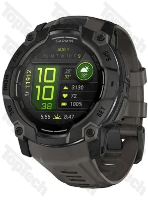 Garmin Instinct 3 – 45 mm, AMOLED Black with Black Band