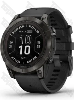 Garmin Fenix 7 Pro Solar Carbon Gray/Black Band