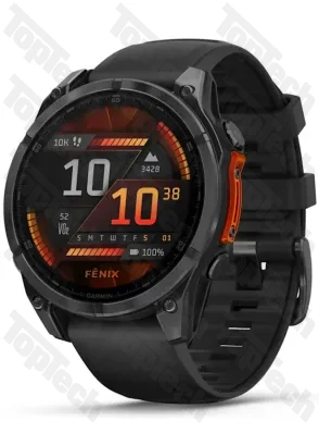 Garmin Fenix 8 51 Amoled Slate Gray with Black Silicone Band