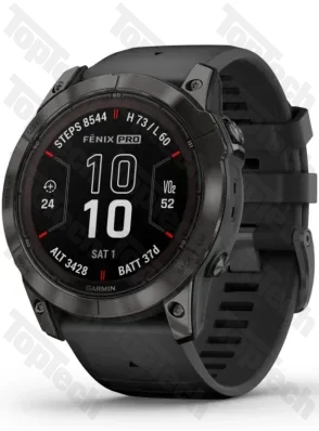 Garmin Fenix 7X Pro Sapphire Solar Edition Titanium/Fog Gray Band