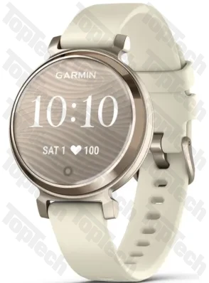 Garmin Lily® 2 Cream Gold Case with Coconut Silicone Band