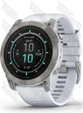 Garmin epix Pro Gen 2 Sapphire Edition 51 mm Titanium with Whitestone Band