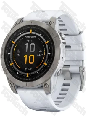 Garmin epix Pro Gen 2 Sapphire Edition 47 mm Titanium with Whitestone Band
