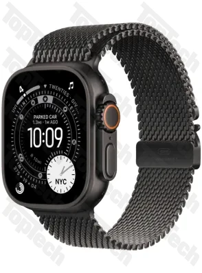 Apple Watch Ultra 3 49 мм Black Titanium Milanese Loop Black