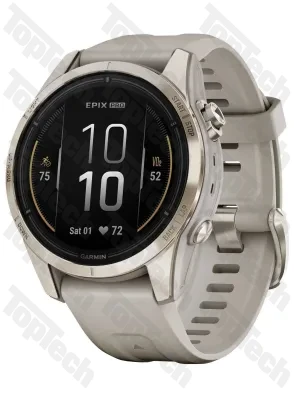 Garmin Epix Pro Gen 2 Sapphire Edition 42 mm Soft Gold with Light Sand Band