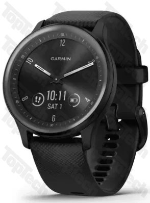 Garmin Vivomove Sport Black Silicone Band