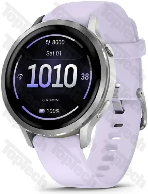 Garmin Venu 4 41 мм (серебристый/сиреневый)