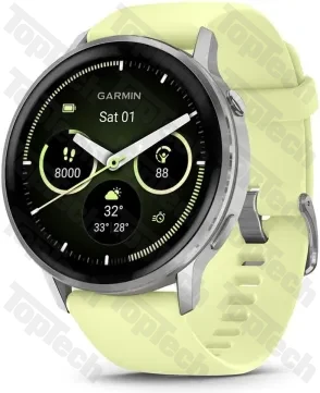 Garmin Venu 4 45 мм (серебристый/желтый)