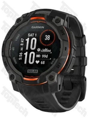 Garmin Instinct 3 – 45 mm, Solar Black with Black Band