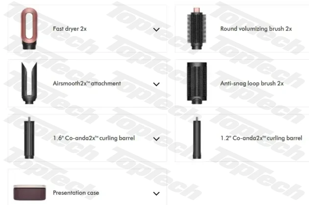 Dyson Airwrap Co-anda2x HS09 (керамический розовый/розовое золото)