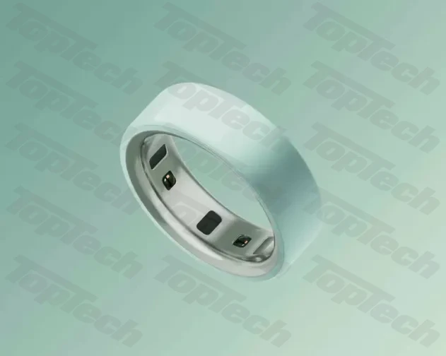 Oura Ring 4 бирюзовый (Ceramic Tide)