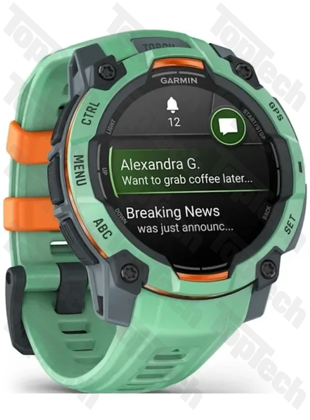 Garmin Instinct 3 – 45 mm, AMOLED Neo Tropic with Neo Tropic Band
