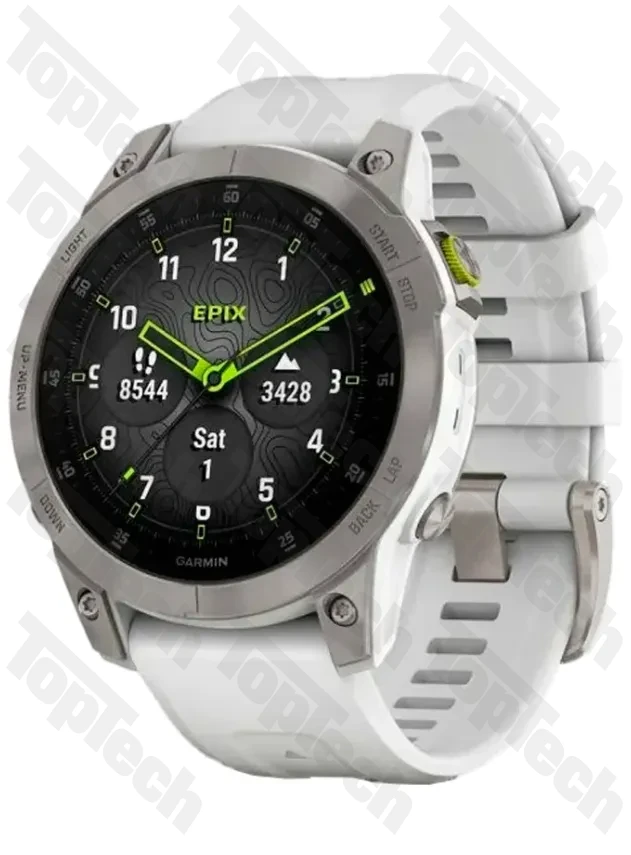 Garmin Epix Sapphire Gen 2 (серебристый титан/белый) Garmin Epix Sapphire Gen 2 (серебристый титан/белый)