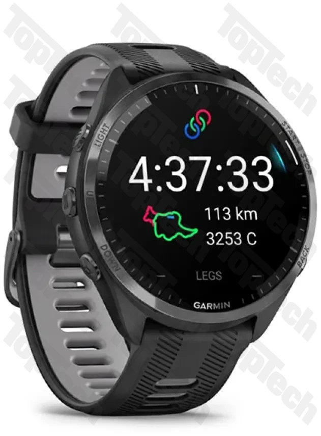 Garmin Forerunner 965 Чёрный/серый Garmin Forerunner 965 Чёрный/серый