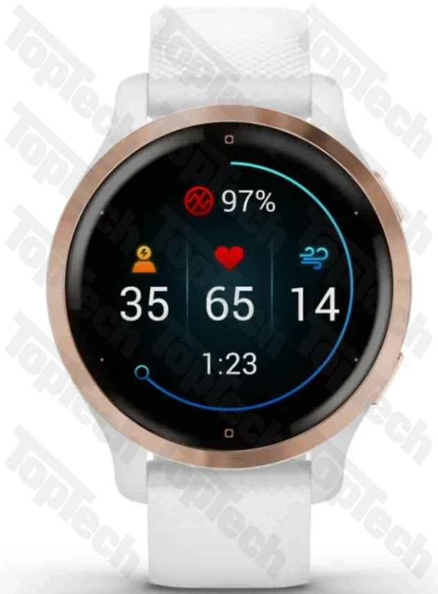 Garmin Venu 2S Rose Gold with White Band Garmin Venu 2S Rose Gold with White Band