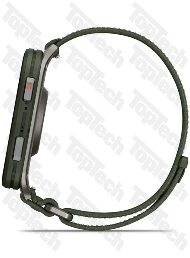 Garmin Venu X1 Moss with Titanium Caseback and Moss ComfortFit Nylon Band Garmin Venu X1 Moss with Titanium Caseback and Moss ComfortFit Nylon Band