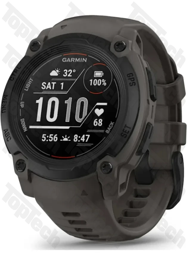 Garmin Instinct E – 40 mm Black with Charcoal Band Garmin Instinct E – 40 mm Black with Charcoal Band
