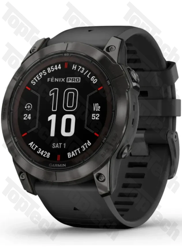 Garmin Fenix 7X Pro Sapphire Solar Edition Titanium/Fog Gray Band Garmin Fenix 7X Pro Sapphire Solar Edition Titanium/Fog Gray Band