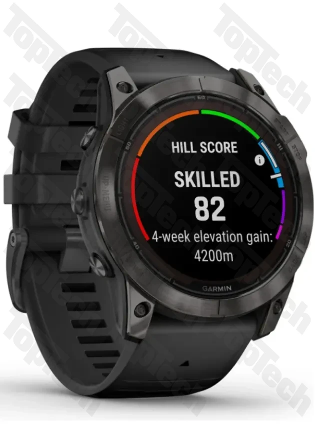 Garmin Fenix 7X Pro Sapphire Solar Edition Titanium/Fog Gray Band Garmin Fenix 7X Pro Sapphire Solar Edition Titanium/Fog Gray Band