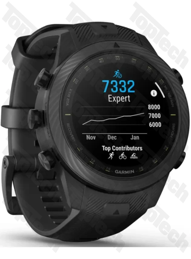 Garmin MARQ Athlete (Gen 2) - Carbon Edition Modern Tool Watch Garmin MARQ Athlete (Gen 2) - Carbon Edition Modern Tool Watch