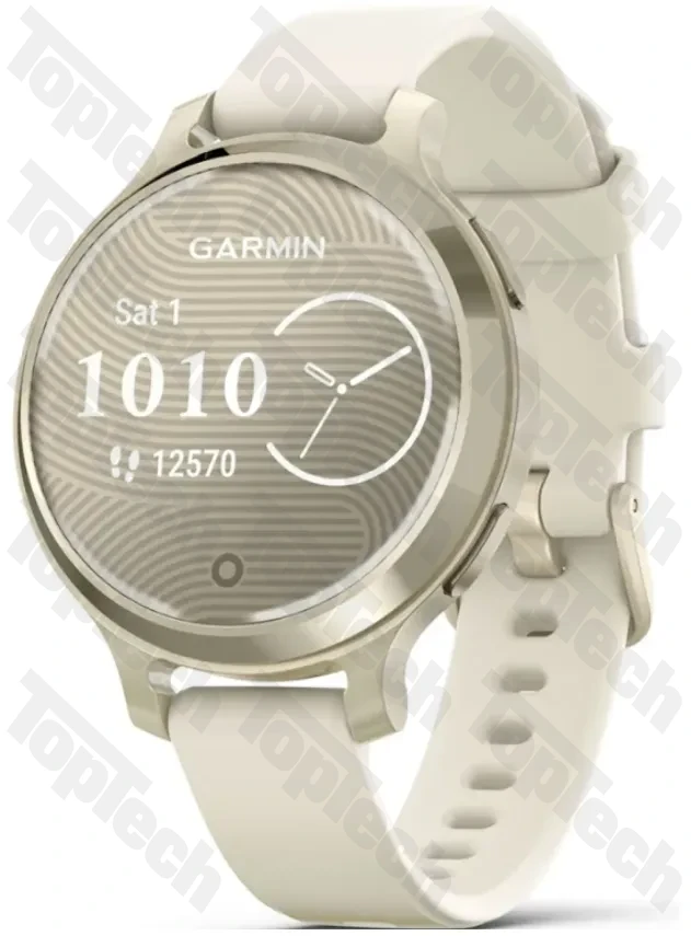Garmin Lily 2 Active Lunar Gold with Bone Silicone Band Garmin Lily 2 Active Lunar Gold with Bone Silicone Band