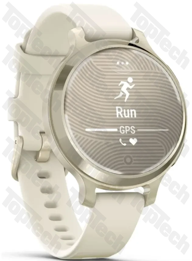 Garmin Lily 2 Active Lunar Gold with Bone Silicone Band Garmin Lily 2 Active Lunar Gold with Bone Silicone Band