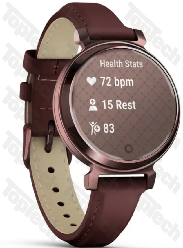 Garmin Lily® 2 Classic Dark Bronze with Mulberry Leather Band Garmin Lily® 2 Classic Dark Bronze with Mulberry Leather Band