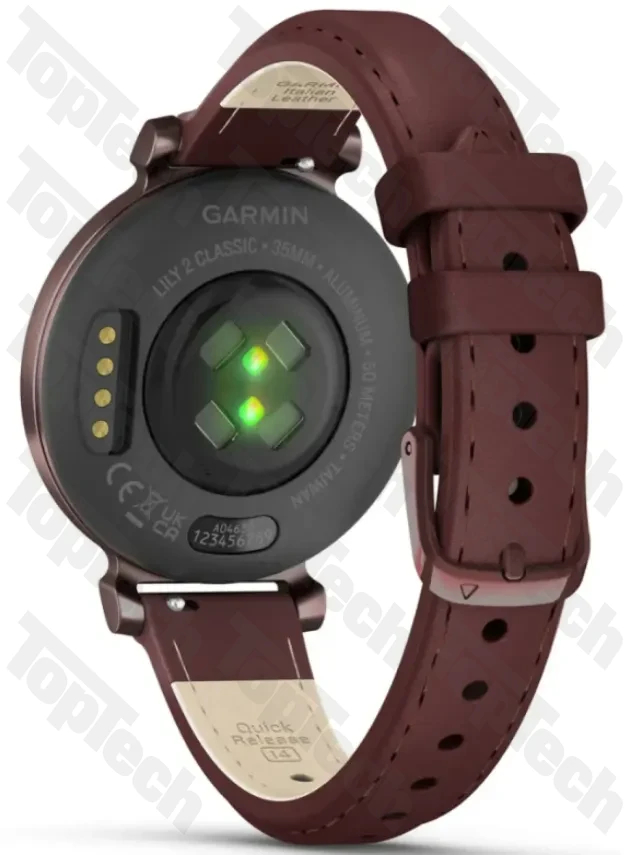 Garmin Lily® 2 Classic Dark Bronze with Mulberry Leather Band Garmin Lily® 2 Classic Dark Bronze with Mulberry Leather Band