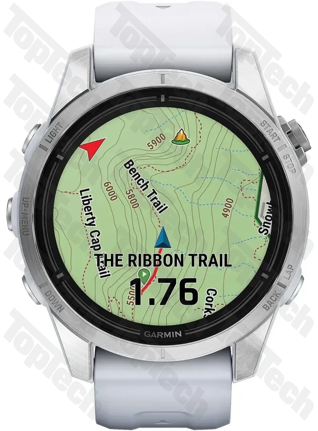 Garmin epix Pro Gen 2 Standard Edition 42 mm Silver with Whitestone Band Garmin epix Pro Gen 2 Standard Edition 42 mm Silver with Whitestone Band