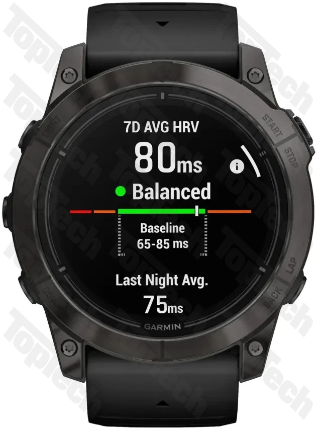 Garmin epix Pro Gen 2 Sapphire Edition 51 mm Carbon Gray DLC Titanium with Black Band