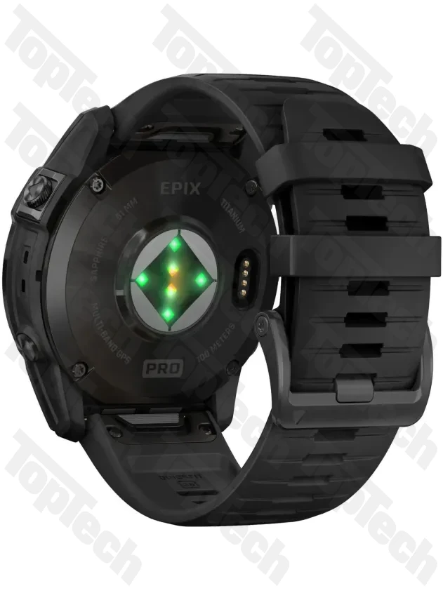 Garmin epix Pro Gen 2 Sapphire Edition 51 mm Carbon Gray DLC Titanium with Black Band
