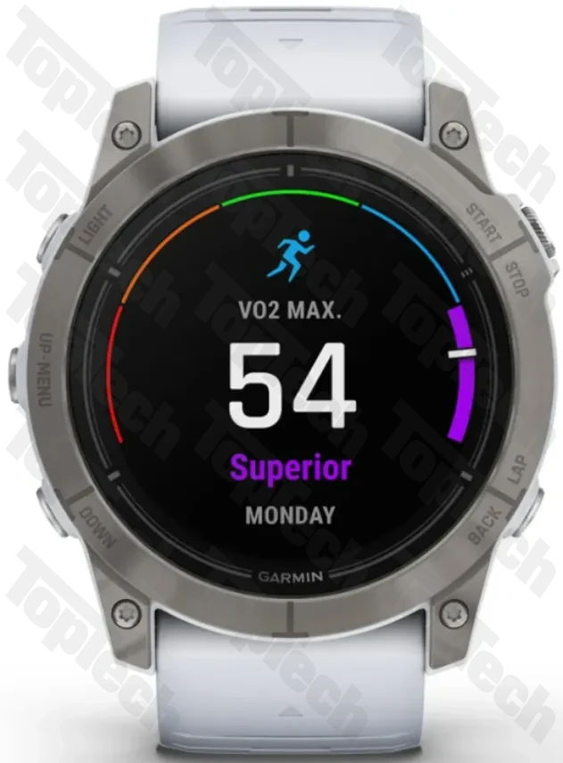 Garmin epix Pro Gen 2 Sapphire Edition 51 mm Titanium with Whitestone Band Garmin epix Pro Gen 2 Sapphire Edition 51 mm Titanium with Whitestone Band