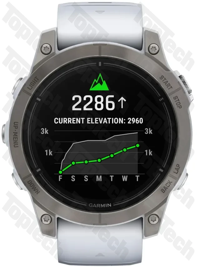 Garmin epix Pro Gen 2 Sapphire Edition 47 mm Titanium with Whitestone Band Garmin epix Pro Gen 2 Sapphire Edition 47 mm Titanium with Whitestone Band