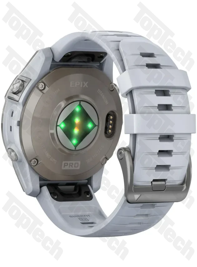 Garmin epix Pro Gen 2 Sapphire Edition 47 mm Titanium with Whitestone Band Garmin epix Pro Gen 2 Sapphire Edition 47 mm Titanium with Whitestone Band