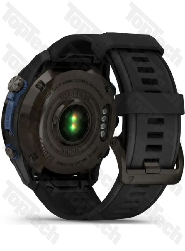 Garmin Descent Mk3i – 51 mm Carbon Gray DLC Titanium with Black Silicone Band