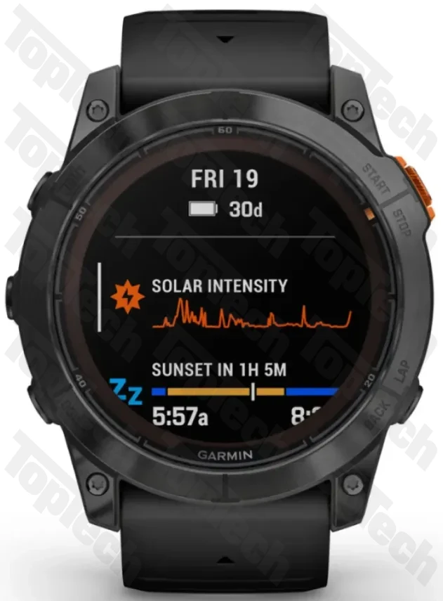Garmin Fenix 7X Pro Solar Edition Slate Gray with Black Band Garmin Fenix 7X Pro Solar Edition Slate Gray with Black Band