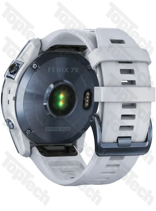 Garmin Fenix 7X Sapphire Solar Mineral Blue DLC Titanium / Whitestone Band Garmin Fenix 7X Sapphire Solar Mineral Blue DLC Titanium / Whitestone Band