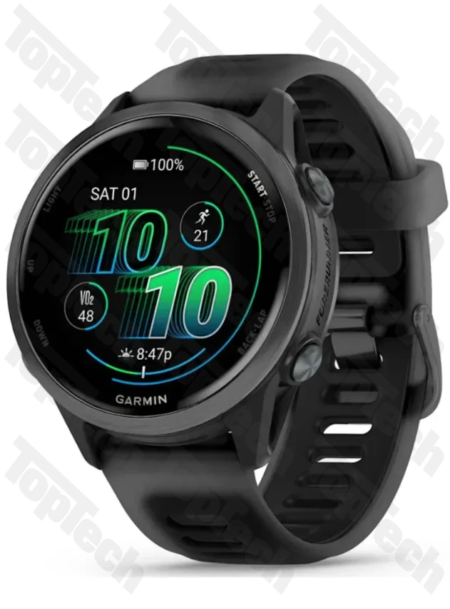 Garmin Forerunner 570 - 42mm Slate Gray Aluminum with Translucent Black/Black Band Garmin Forerunner 570 - 42mm Slate Gray Aluminum with Translucent Black/Black Band