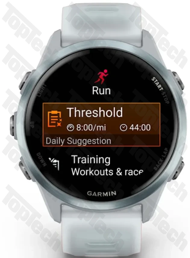 Garmin Forerunner 570 - 42mm Cloud Blue Aluminum with Translucent Whitestone/Cloud Blue Band Garmin Forerunner 570 - 42mm Cloud Blue Aluminum with Translucent Whitestone/Cloud Blue Band