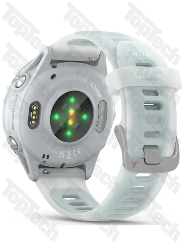 Garmin Forerunner 570 - 42mm Cloud Blue Aluminum with Translucent Whitestone/Cloud Blue Band Garmin Forerunner 570 - 42mm Cloud Blue Aluminum with Translucent Whitestone/Cloud Blue Band