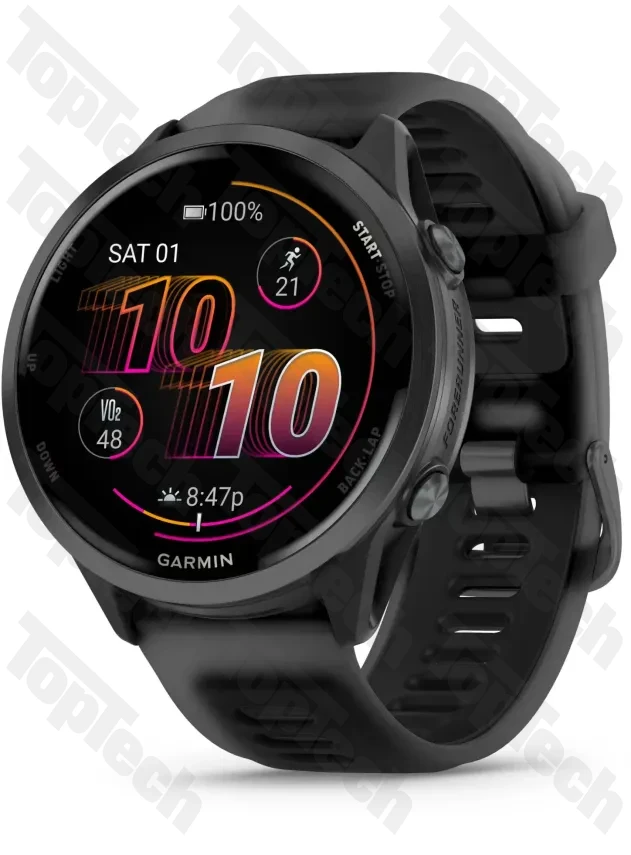 Garmin Forerunner 570 - 47mm Slate Gray Aluminum with Translucent Black/Black Band Garmin Forerunner 570 - 47mm Slate Gray Aluminum with Translucent Black/Black Band