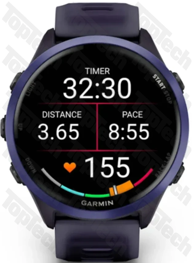 Garmin Forerunner 570 - 47mm Indigo Aluminum with Translucent Imperial Purple/Indigo Band