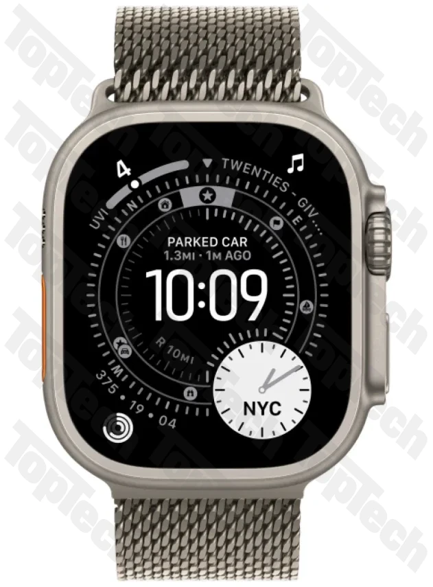 Apple Watch Ultra 3 49 мм Natural Titanium Milanese Natural Loop Apple Watch Ultra 3 49 мм Natural Titanium Milanese Natural Loop
