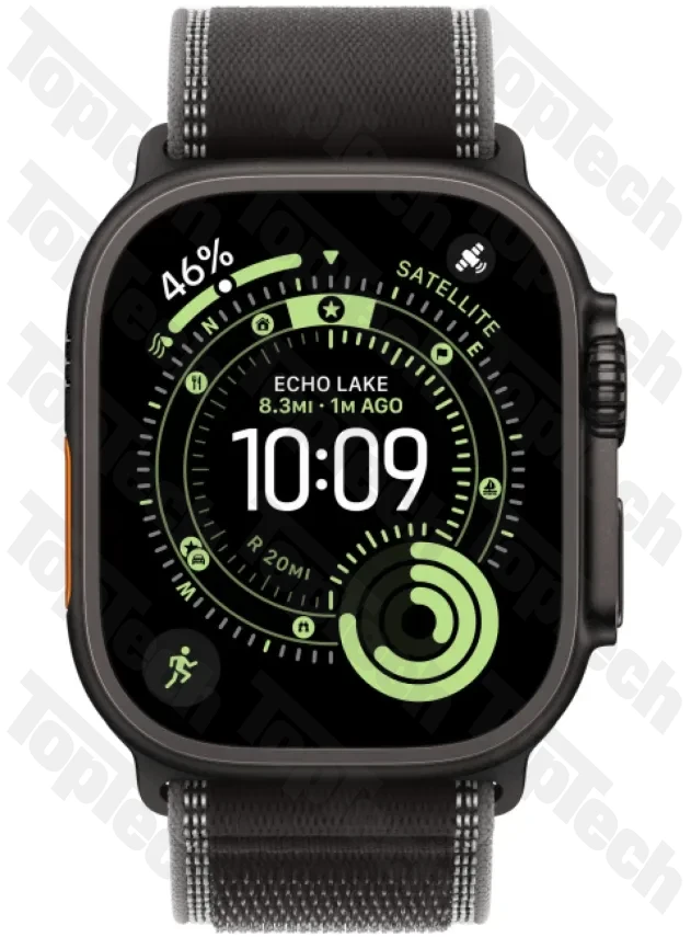Apple Watch Ultra 3 49 мм Black Titanium Bl/Charcoal Trail Loop