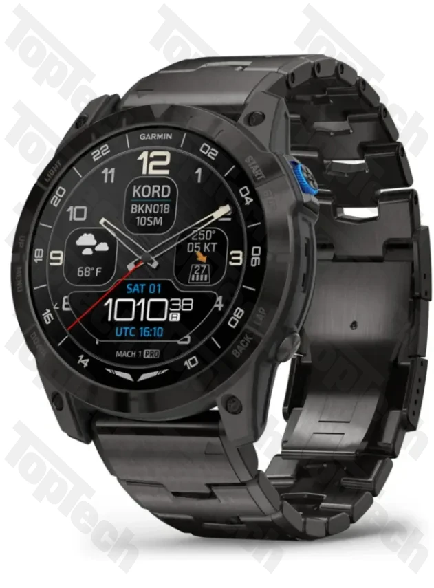 Garmin D2 Mach 1 Pro Aviator Titanium Bracelet