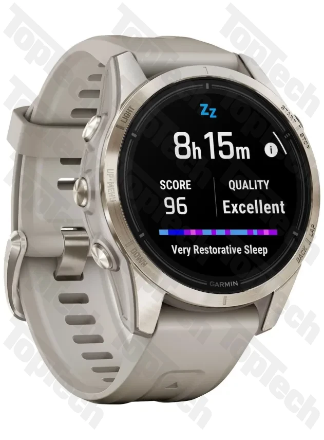 Garmin Epix Pro Gen 2 Sapphire Edition 42 mm Soft Gold with Light Sand Band Garmin Epix Pro Gen 2 Sapphire Edition 42 mm Soft Gold with Light Sand Band