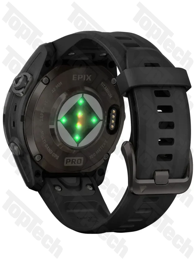 Garmin Epix Pro Gen 2 Sapphire Edition 42 mm Carbon Gray DLC Titanium with Black Band