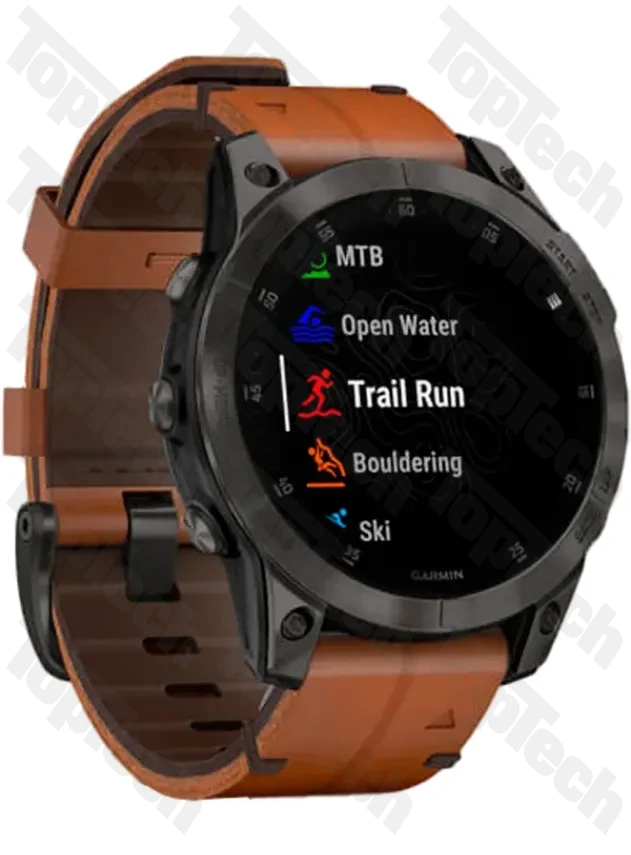 Garmin Epix Sapphire Gen 2 (черный титан/каштановый кожа) Garmin Epix Sapphire Gen 2 (черный титан/каштановый кожа)