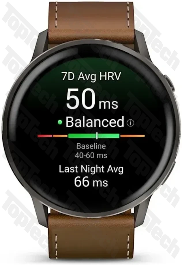 Garmin Venu 4 45 мм (черный/коричневый кожаный) Garmin Venu 4 45 мм (черный/коричневый кожаный)