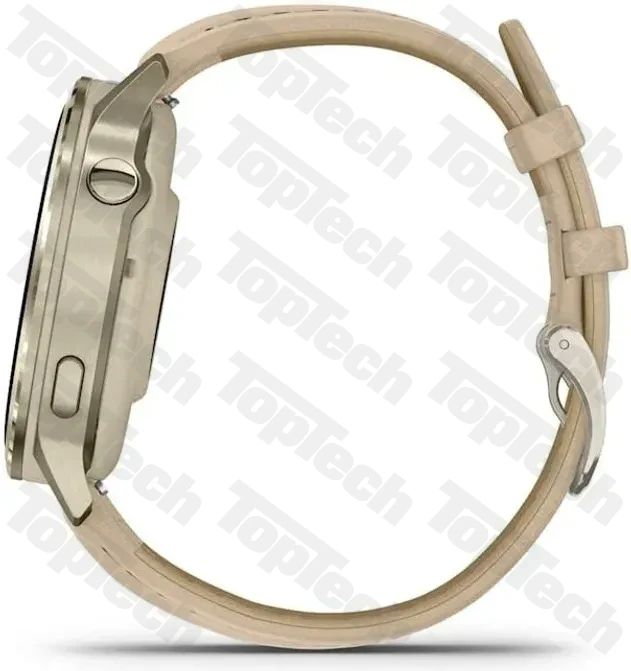 Garmin Venu 4 41 мм (золотистый/песочный кожаный)